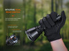 Fenix Long-Range Hunting Flashlight (FXHT18R) 7.42" Black Aluminum Rechargable, 2800 Lumens