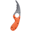 CRKT BEAR CLAW (CR2511ER) 2.39" AUS-8 STONEWASHED HAWKBILL SERRATED BLADE, ORANGE GLASS REINFORCED NYLON HANDLE, BLACK NYLON SHEATH