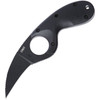 CRKT Bear Claw (CR2516K) 2.39" AUS-8 Black Powder Coated Hawkbill Plain Blade, Black Glass Reinforced Nylon Handle, Black Nylon Sheath with Clip