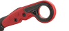 CRKT Provoke Kinematic (CR4041R) 2.47" 1.4116 Blackwashed Karambit Plain Blade, Red Grivory Handle with Finger Ring