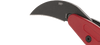 CRKT Provoke Kinematic (CR4041R) 2.47" 1.4116 Blackwashed Karambit Plain Blade, Red Grivory Handle with Finger Ring
