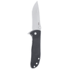 CRKT Drifter (CR6450D2) 2.88" D2 Stonewashed Drop Point Plain Blade, Black G-10 Handle