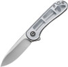 CIVIVI Elementum (CIVC907A7) 2.96" D2 Satin Drop Point Plain Blade, Gray Polymer Handle