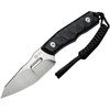 CIVIVI Propugnator (CIVC230021) 4.15" D2 Stonewashed Reverse Tanto Plain Blade, Black G-10 Handle, Black Kydex Sheath