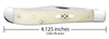 Case Slimline Trapper 13312 Smooth Natural Bone (61048 SS)