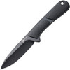 Civivi Mini Elementum Fixed Blade (C230101) 2.25"Nitro-V Black Stonewash Drop Point Plain Blade Black G-10 Handle, Black Kydex Sheath