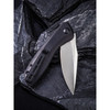 CIVIVI Knives Baklash (CIVC801E) 3.5" 9Cr18MoV Satin Drop Point Plain Blade, Ebony Wood Handle