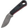 Boker Plus Makri (02BO089) 2.8" D2 Blackwashed Kukri Plain Blade, Black G-10 Handle, Black Kydex Belt Sheath