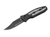 Boker Plus Kalashnikov 74 (01KALS136) 3.35" D2 Black Clip Point Plain Blade, Black Aluminum Handle with Gray G-10 Textured Inlay