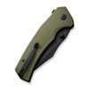 CIVIVI Vexillum (C23003D-2) 3.81" Nitro-V Black Stonewashed Clip Point Plain Blade, OD Green G-10 Handle