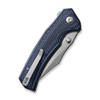 CIVIVI Vexillum (C23003D-3) 3.81" Nitro-V Satin Clip Point Plain Blade, Blue/Blk G-10 Handle