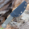 Boker Solingen Vigtig & Wild - 3.35" Stonewash CPM-MagnaCut Drop Point Plain Blade, Green Micarta Handle