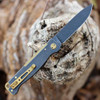 Boker Plus Atlas (01BO859) - 2.83" Black Stonewash 12C27 Drop Point Plain Blade, Black Stonewash Stainless Steel Handle