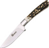 Boker Arbolita Nicker 02BA736H 3.75" T6MoV satin drop point with stag handle