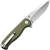 Sencut Errant (S23054B2) 3.45" 9Cr18MoV Satin Drop Point Plain Blade, OD Green G-10 Handle