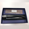 Opinel No.10 Effile (OP002566) 4" Stainless Steel Polished Straight Back Plain Blade, Ebony Wood Handle