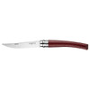 Opinel No.10 Effile (OP002555) 4" Stainless Steel Polished Drop Point Plain Blade, Padouk Wood Handle