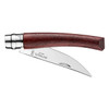 Opinel No.8 Effile (OP002554) 3.5" Polished Drop Point Plain Blade, Padouk Wood Handle