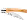 Opinel No.8 Effile (OP002563) 3.5" Polished Drop Point Plain Blade, Olive Wood Handle