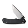 CIVIVI Knives Brazen (CIVC19059C1) 3.46" 14C28N Stonewashed Tanto Plain Blade, Black G-10 Handle