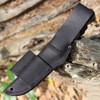 CPM-S30V stainless steel full tang fixed blade with Leather sheath