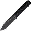 Ka-Bar EK Commando Short (EK51) 5.06" 1095 Cro-Van Black Drop Point Plain Blade, Black Ultramid Handle, Black Celcom Sheath