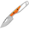Buck Knives 630 PakLite 2.0 Hide Knife (BU630ORS) 2.75" 420HC Stonewashed Drop Point Plain Blade, Orange Glass Filled Nylon Handle, Black Polypropylene Sheath
