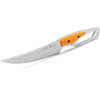 Buck Knives 636 Paklite 2.0 Processor (BU636ORS) 5.75" 420HC Stonewashed Boning Plain Blade, Orange Glass Filled Nylon Handle, Black Polypropylene Sheath