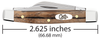 Case Small Stockman 25144 Natural Zebra Wood (7333 SS)