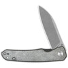 QSP Knife Otter (QS140F1) 2.7" 14C28N Stonewashed Drop Point Plain Blade, Denim Canvas Micarta Handle
