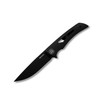 EIKONIC Knife Co Aperture ( 550BB) 3.20" D2  Black Plain Drop Point Blade, Black G-10 Handle