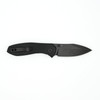 EIKONIC Knife Co Kasador (331BB) 2.74" D2 Black Plain Drop Point Blade, Black G-10 Handle