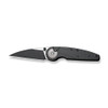 CIVIVI Knives Starflare (CIVC230521) 3.3" Nitro-V Blackwashed and Satin Wharncliffe Plain Blade, Black Aluminum Handle