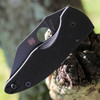 Spyderco MicroJimbo (C264GPBK) - 2.45" Black CPM-S30V Wharncliffe Plain Blade, Black G-10 Handle
