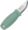 Mora Eldris Light Duty (FT02552) 2.3" Satin Stainles Stell Drop point Plain Blade, Mint Green Polypropylene  Handle, Mint Green Polymer Sheath