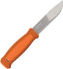 Morakniv Kansbol w Survival Kit (FT02568) 4.125" 12C27 Stainless Steel Satin Drop Point Plain Blade, Orange Polymer with Rubber Insert Handle, Orange Polymer Sheath, Detachable Survival Kit with Fire Starter, Diamond Sharpener, and Reflective Paracord, Detachable Leather Belt Loop