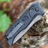 Benchmade 2730GY-1 Mini Auto Adamas AXIS Lock, 3.25" Cerakote CPM-CruWear  Plain Blade, Black G-10 Handle