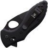 Black GFN handle and ambidextrous Crossbar Lock of KA-BAR TDI flipper.