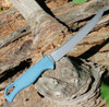 Depth Blue Santoprene handle Benchmade BM18010 fixed blade fishing knife.