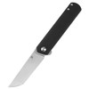 Kansept Knives Foosa (KT2020T10) 3.06" 154CM Satin Tanto Plain Blade, Black G-10 Handle