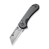 CIVIVI Elementum Utility (C23039B4) 2.26" 6Cr Stonewashed Reverse Tanto Plain Blade, Gray Aluminum Handle