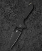 Bestech Knives Nyxie 3 (BTBK2308B) 2.99" S35VN Black Reverse Tanto Plain Blade, Black Titanium Handle