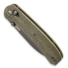 KNAFS Lander 2 (KNAFS-00274) 3.25" CPM-S35VN Light Stonewashed Drop Point Plain Blade, Green Micarta Handle