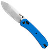 KNAFS Lander 2 (KNAFS-00181) 3.25" CPM-S35VN Light Stonewashed Drop Point Plain Blade, Blue G-10 Handle