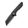 CIVIVI ExOne (C23036-1) 2.94" Nitro-V Blackwashed Reverse Tanto Plain Blade, Black G-10 Handle