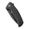 CIVIVI Regulatron (C23006-1) 2.98" Nitro-V BlackWashed Drop Point Plain Blade, Black G-10 Handle