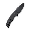 CIVIVI Regulatron (C23006-1) 2.98" Nitro-V BlackWashed Drop Point Plain Blade, Black G-10 Handle