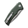 CIVIVI Regulatron (C23006-2) 2.98" Nitro-V Satin Drop Point Plain Blade, Green Canvas Micarta Handle