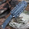 Kershaw Steppe inside its molded polypropylene sheath highlighting the multi-position belt clip and drainage hole.