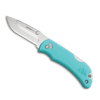 Outdoor Edge Razor Mini (OERMS222C) 2.2" 420J2 Stainless Steel Replace Blade, Teal ABS Polymer Handle
